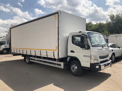 Бортовой автомобиль Mitsubishi Fuso Canter TF 8.5 с тентом 5 тонн, 6,7 метра