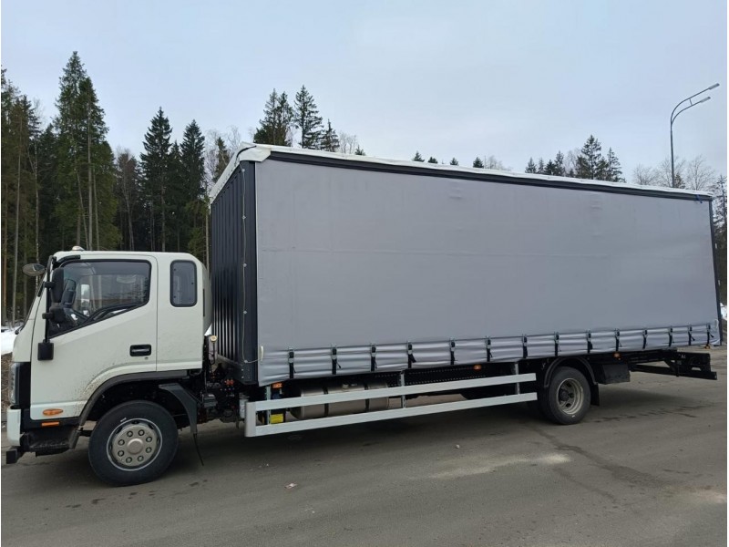 Купить JAC N120 Борт-тент с гидробортом 7,9 тонны 7,5 м