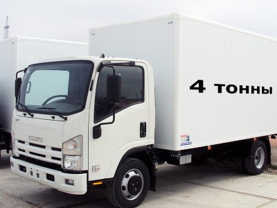 Промтоварный фургон Isuzu ELF 7.5 NPR75LK 4 тонны
